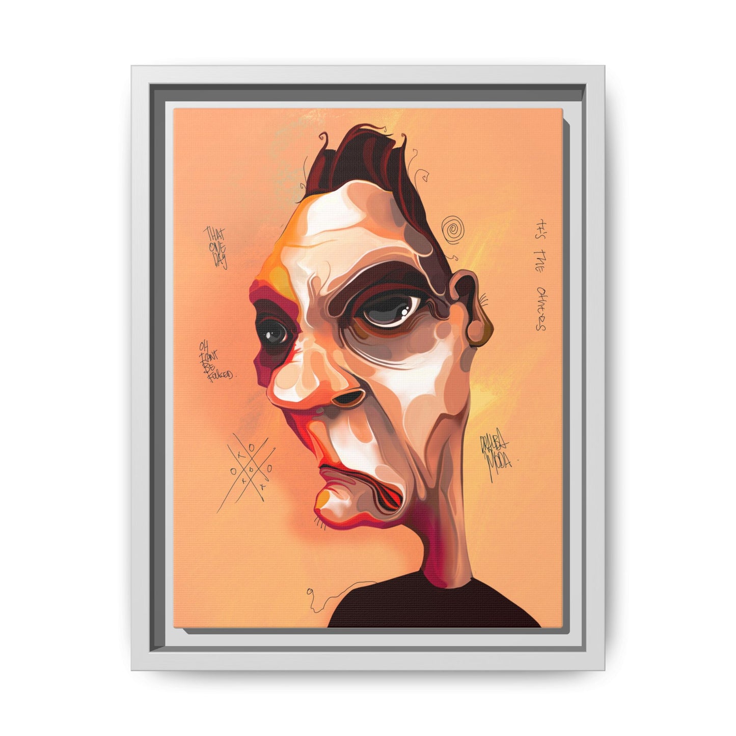 Not Angry Boxed Canvas