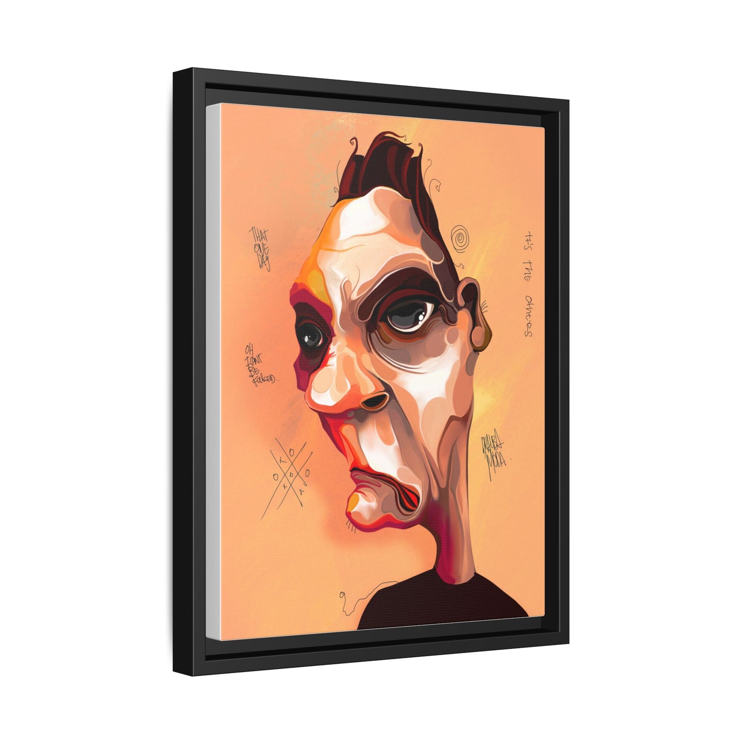 Not Angry Boxed Canvas