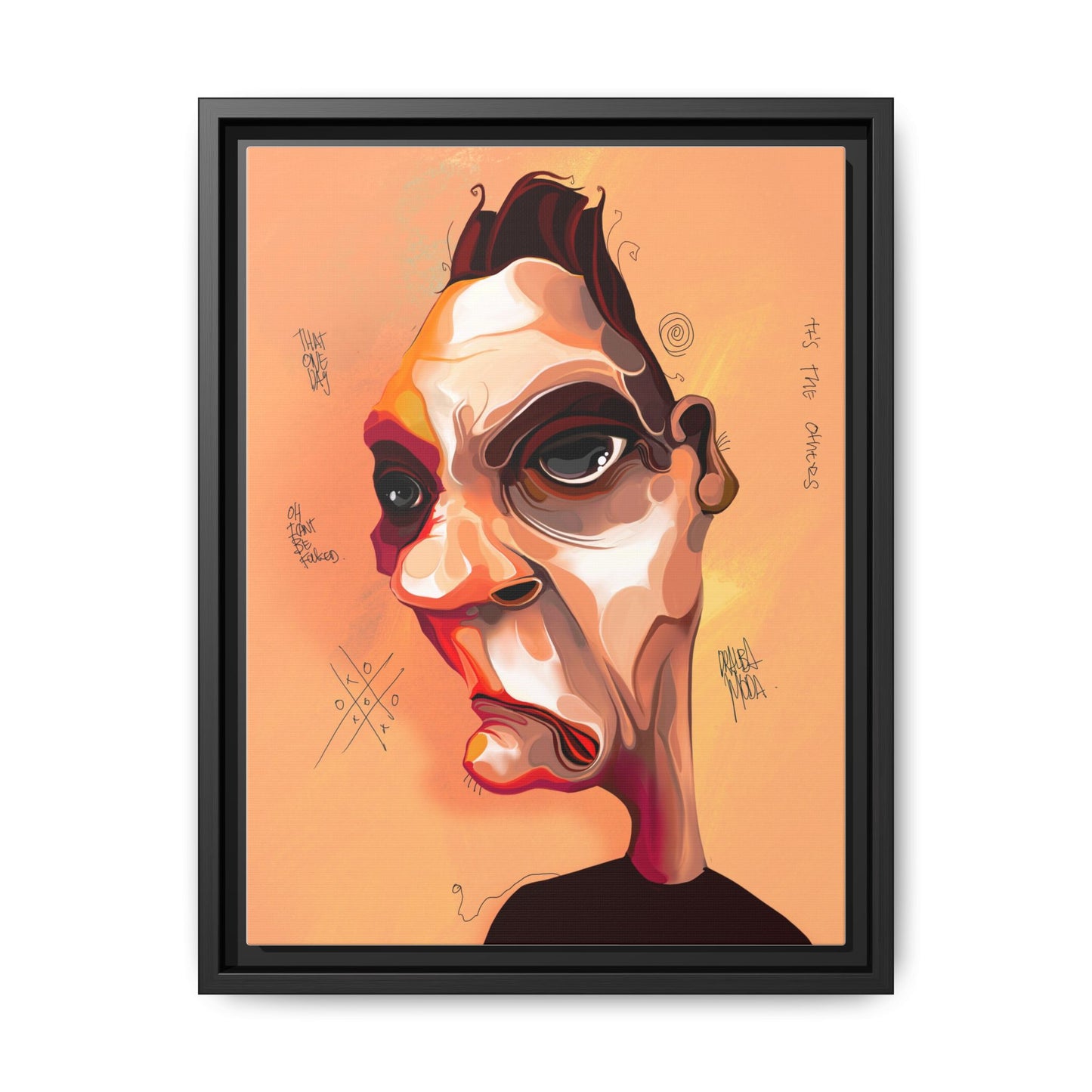 Not Angry Boxed Canvas