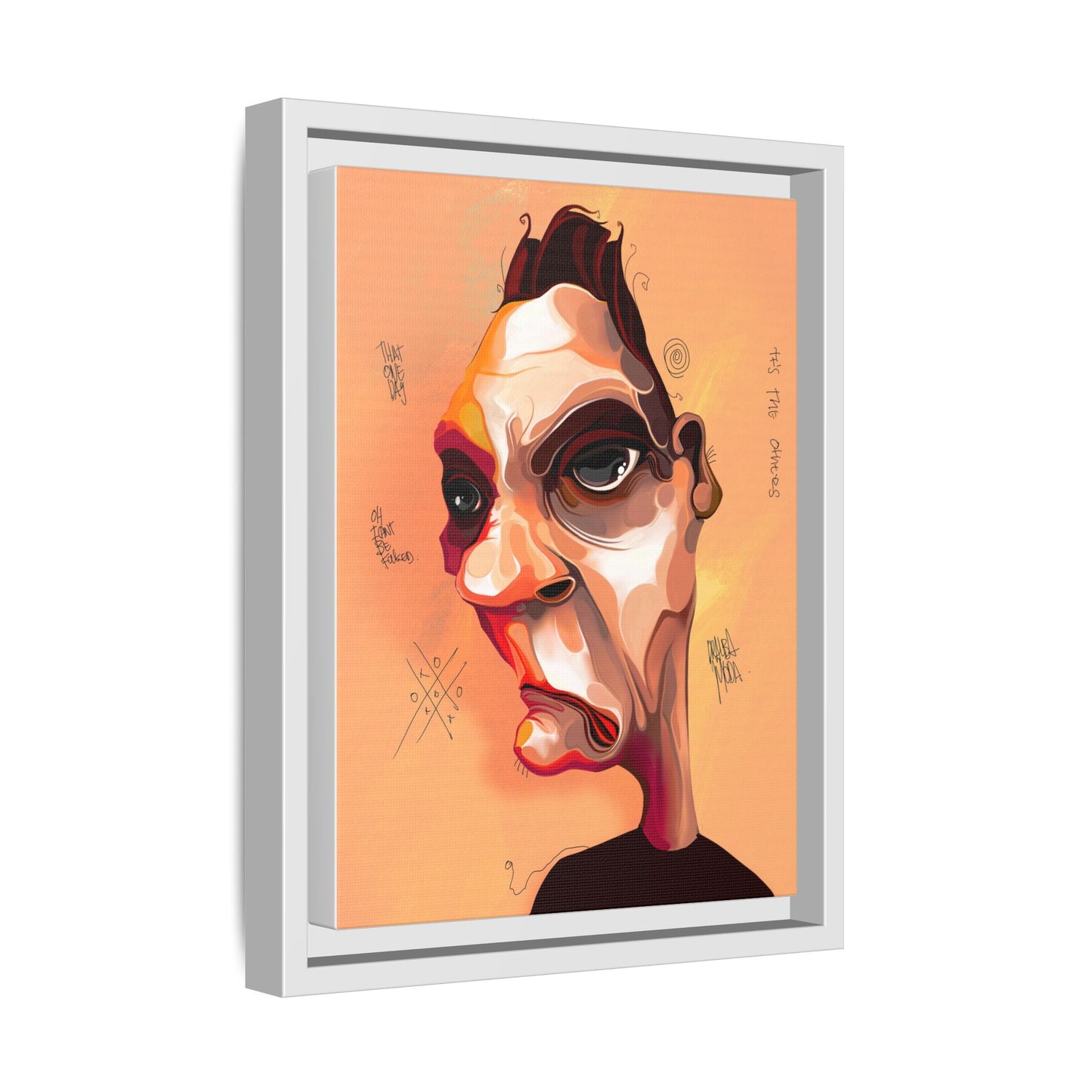 Not Angry Boxed Canvas