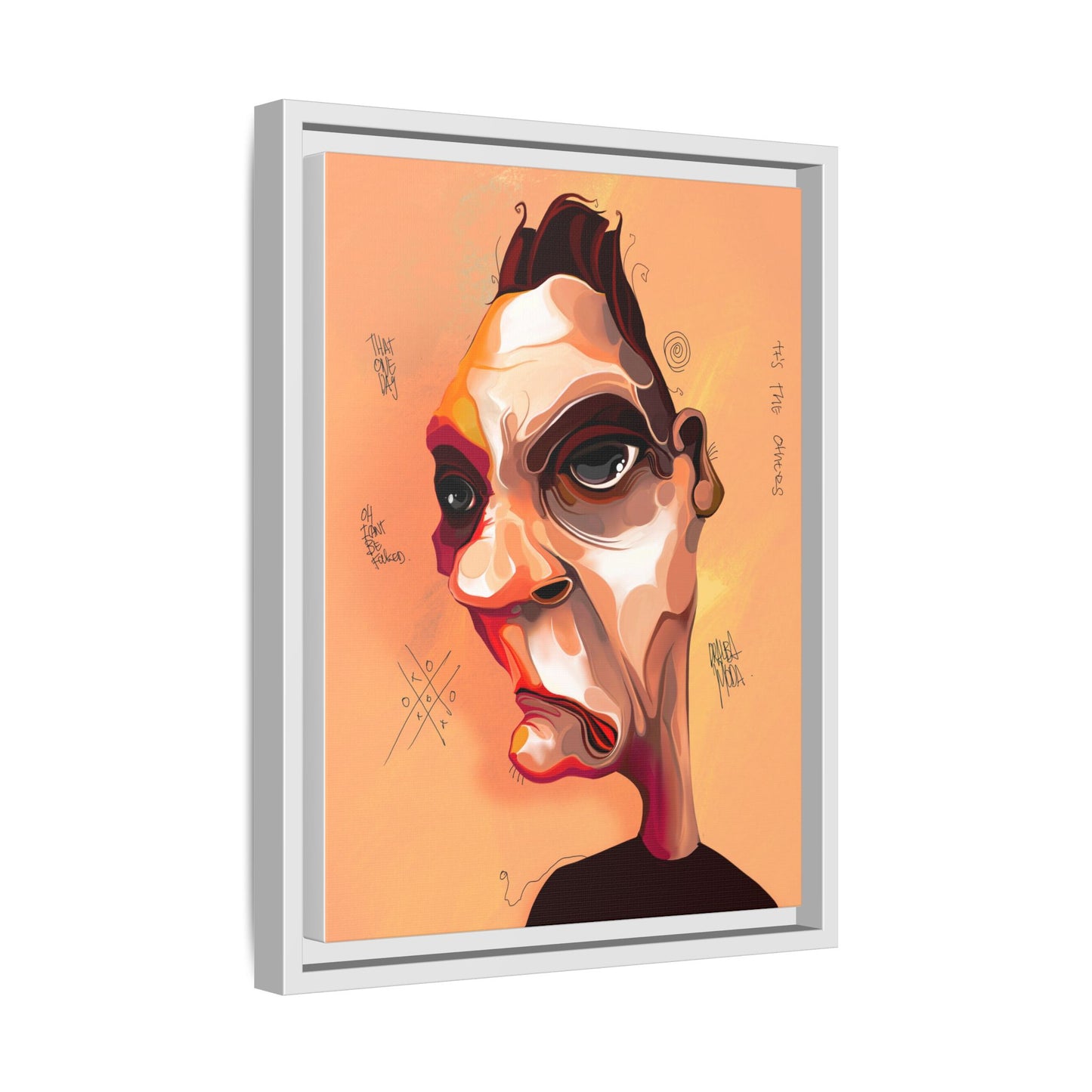Not Angry Boxed Canvas