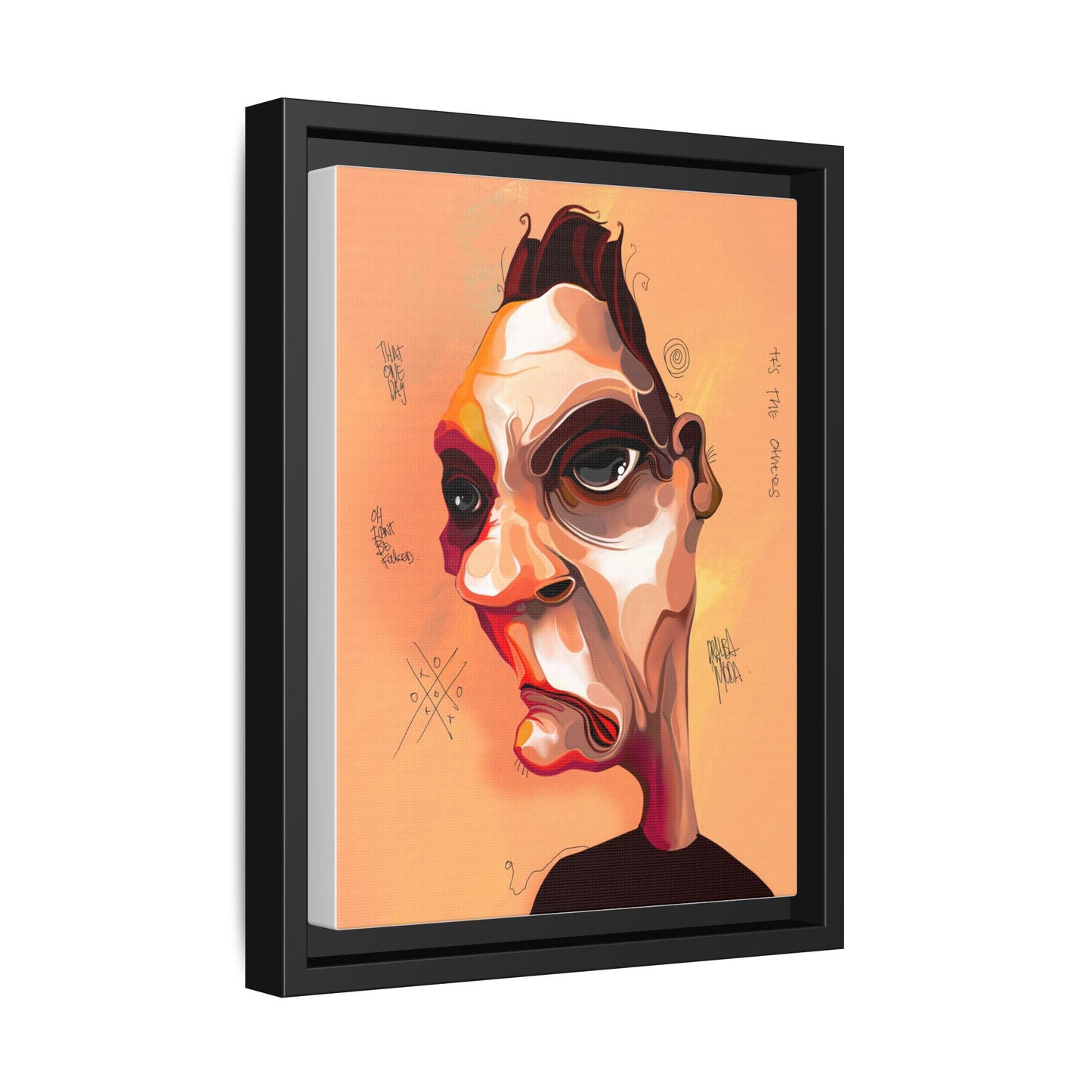 Not Angry Boxed Canvas