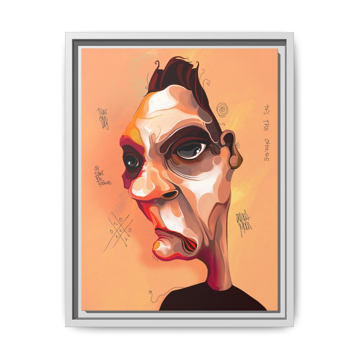 Not Angry Boxed Canvas