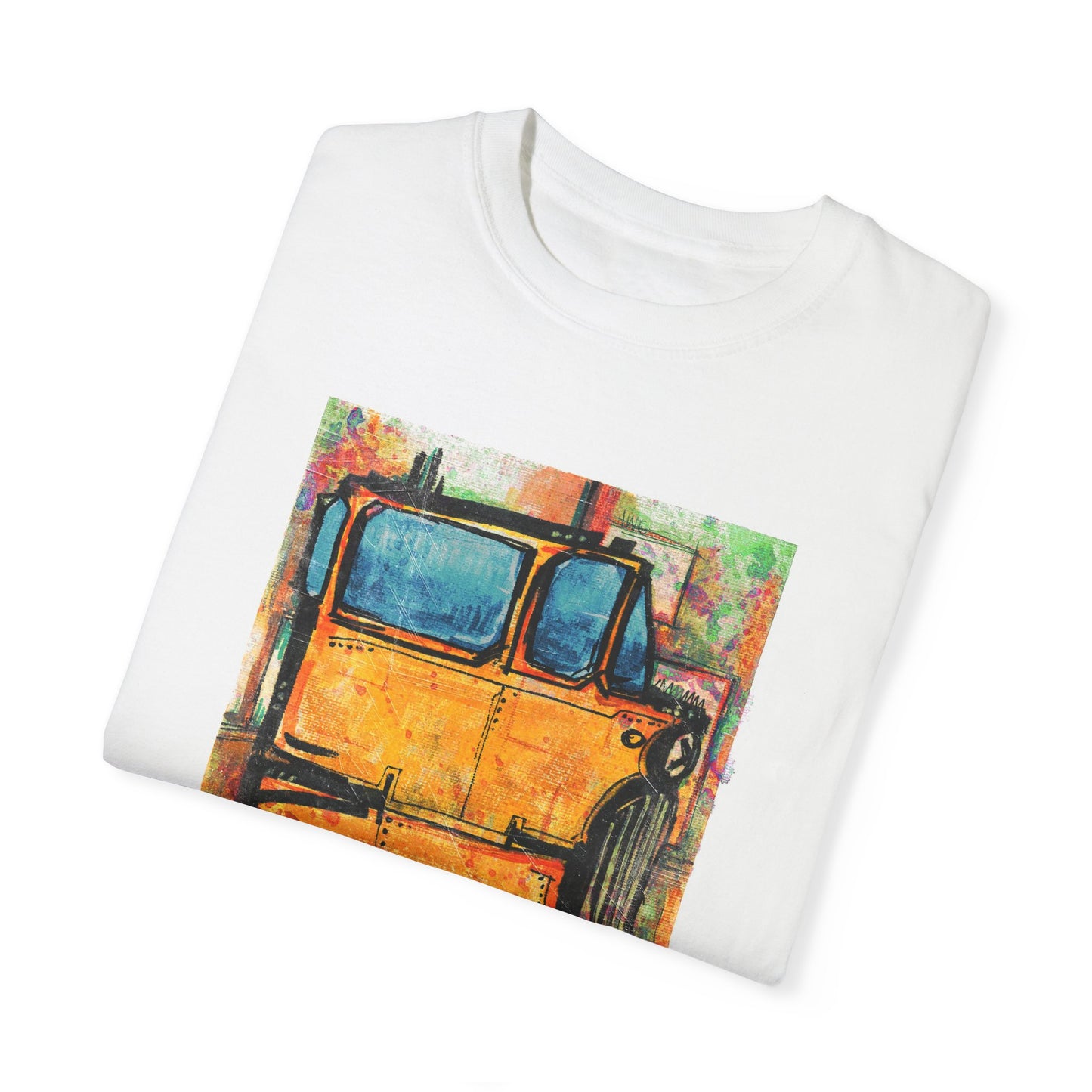 School Bus White T