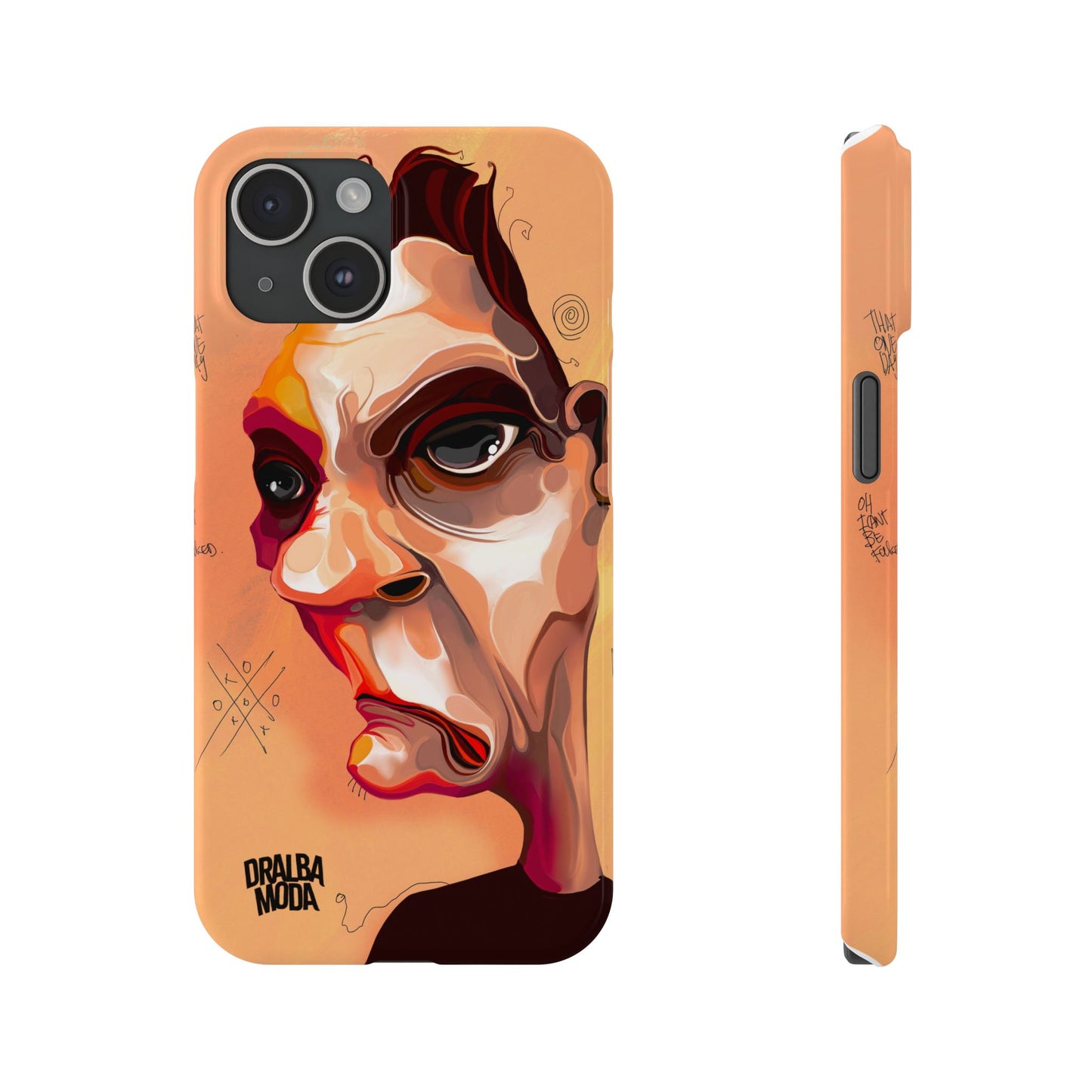 Angry Guy  - Slim Phone Case