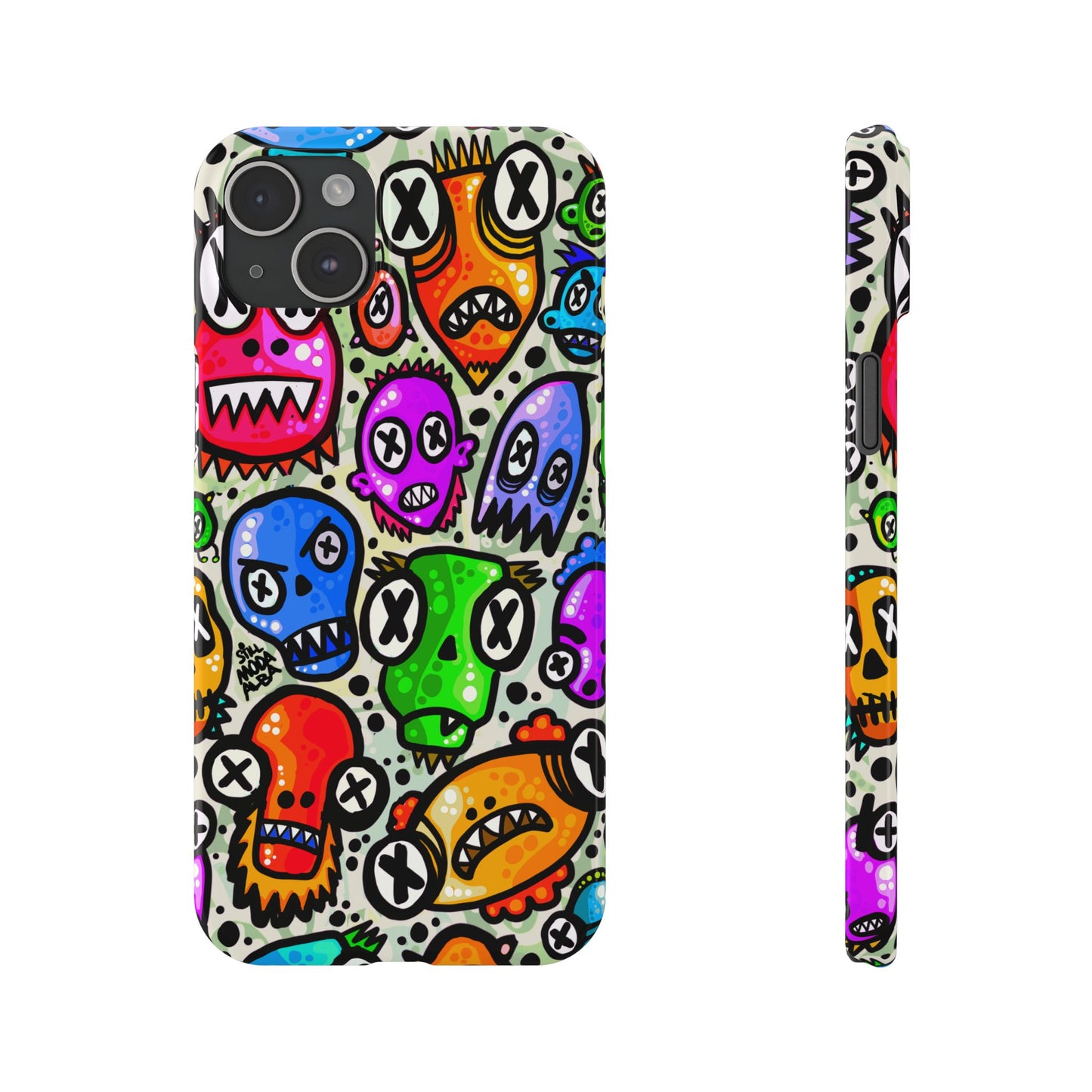 Skulls - Slim Phone Case