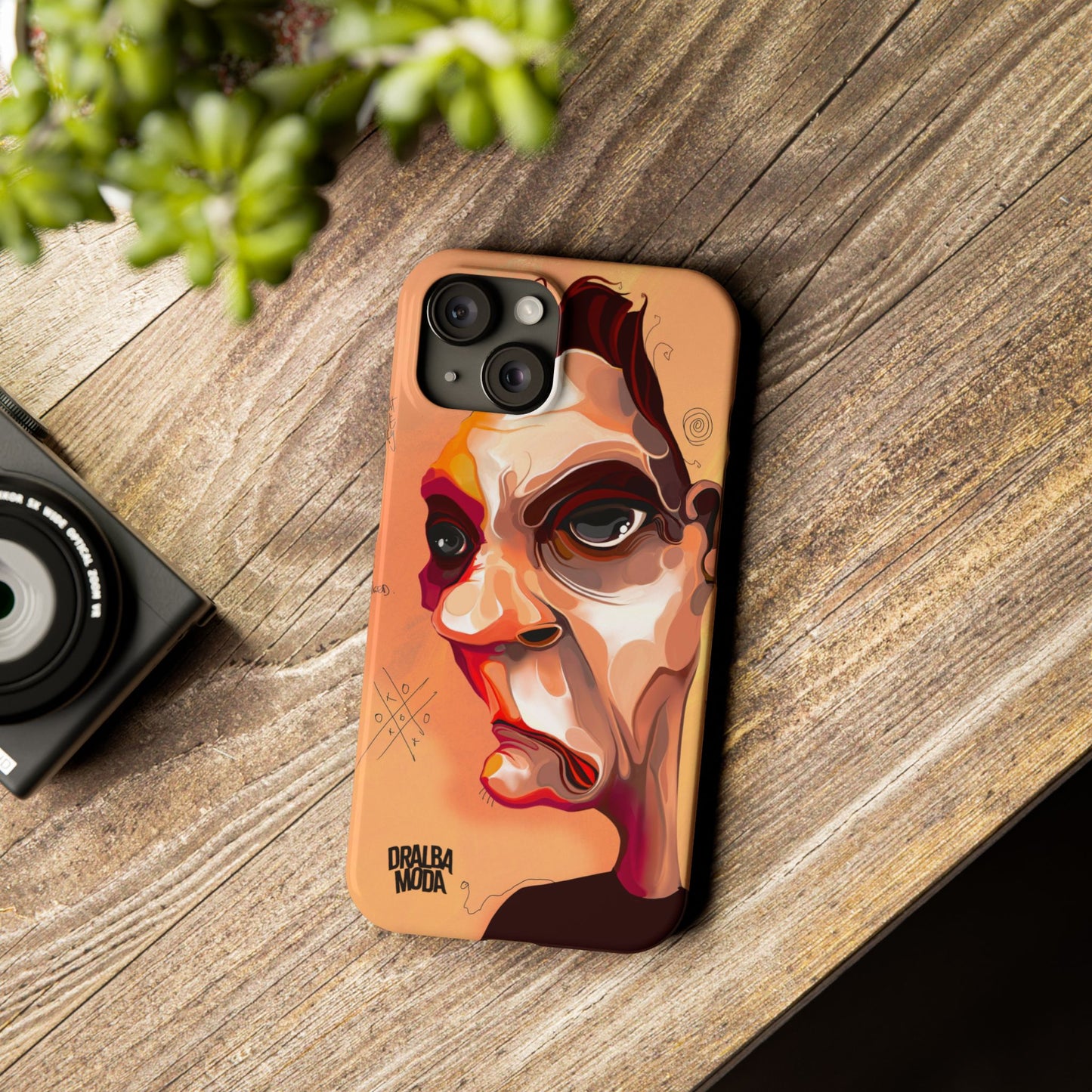 Angry Guy  - Slim Phone Case