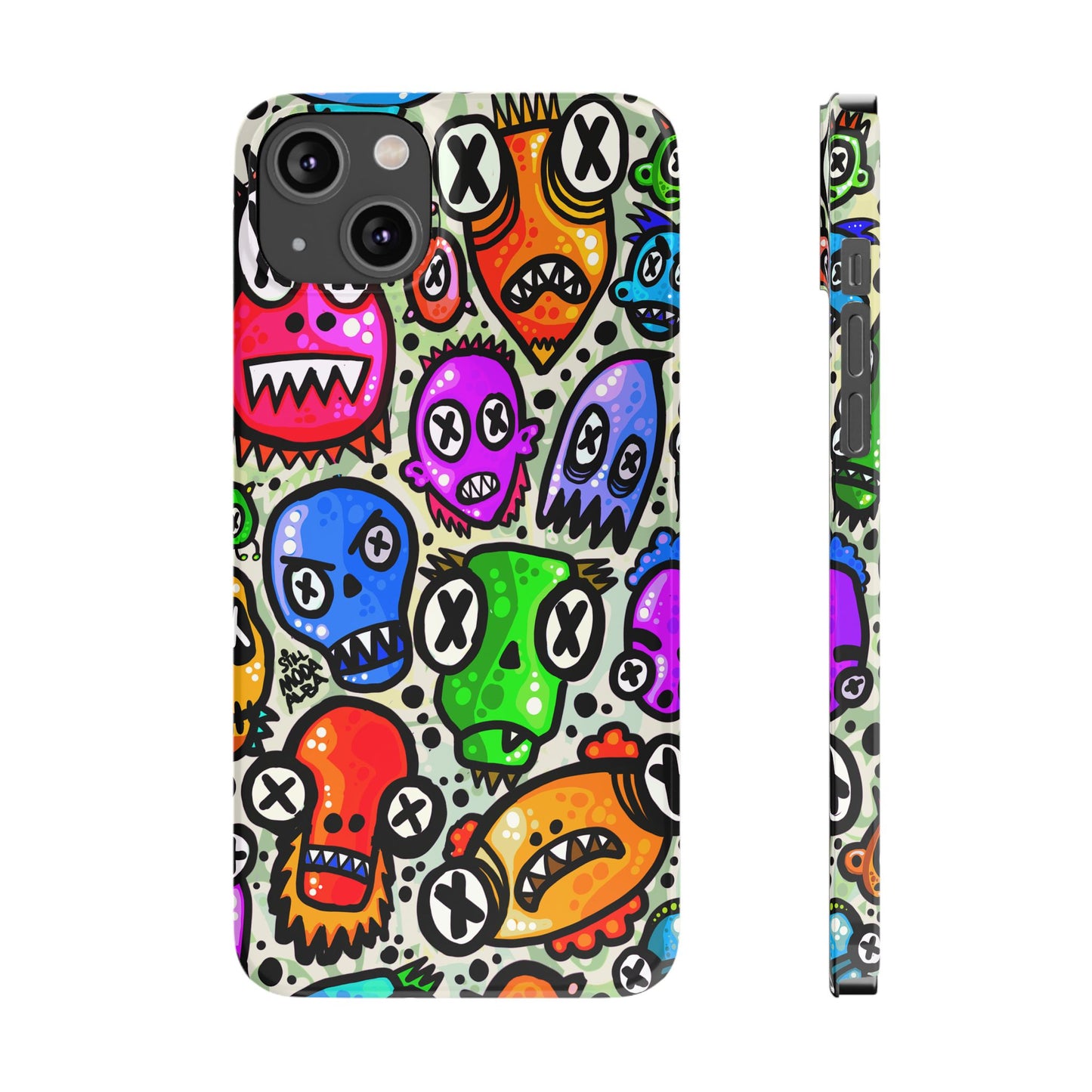 Skulls - Slim Phone Case